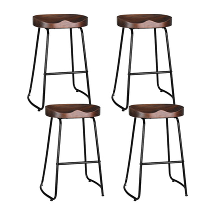 Artiss 4x Bar Stools Tractor Seat 65cm.