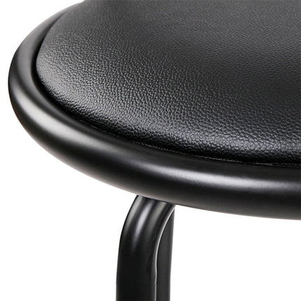Artiss 2x Bar Stools Swivel Leather Padded Metal.