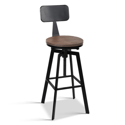Artiss Bar Stools Kitchen Counter Chairs Vintage Metal Chairs.