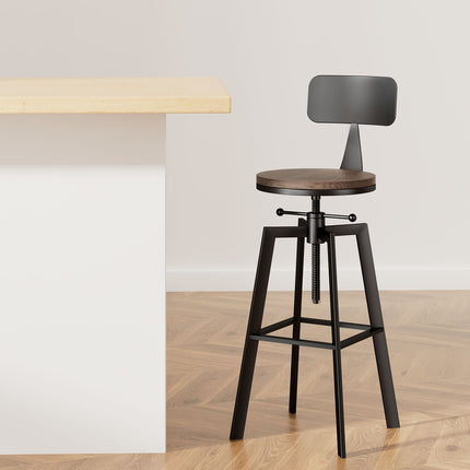Artiss Bar Stools Kitchen Counter Chairs Vintage Metal Chairs.