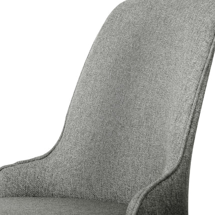 Artiss Dining Chairs Set of 4 Linen Fabric Grey.