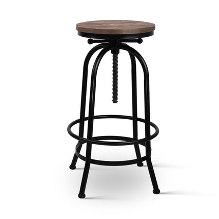 Artiss Bar Stools Adjustable Wood Chairs.