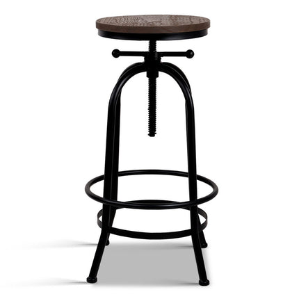 Artiss Bar Stools Adjustable Wood Chairs.
