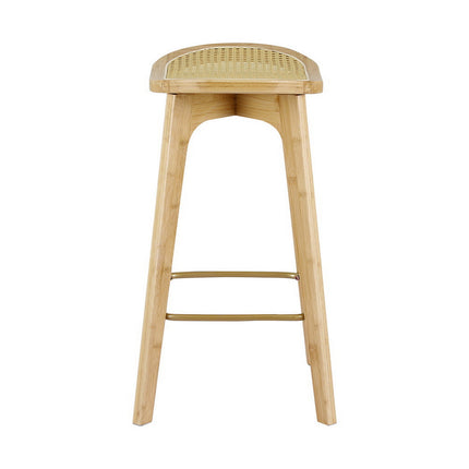 Artiss 4x Bar Stools Bamboo Rattan Stool Counter Chair Kitchen Barstools.