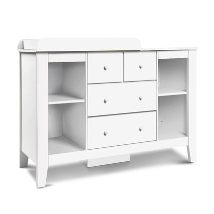 Keezi Baby Changing Table Diaper Station Drawers Chest Cabinet Nursery Furniture.