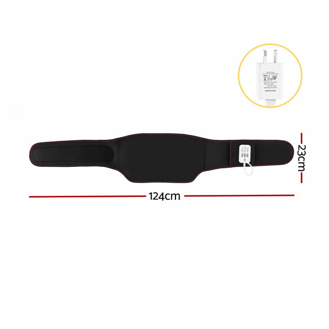 Livemor Back Massager for Sciatica Relief, Airbag Traction and Heat Lumbar Support Belt, 124cm.