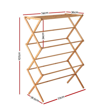Artiss Clothes Airer Coat Rack Foldable Hanger Dryer.