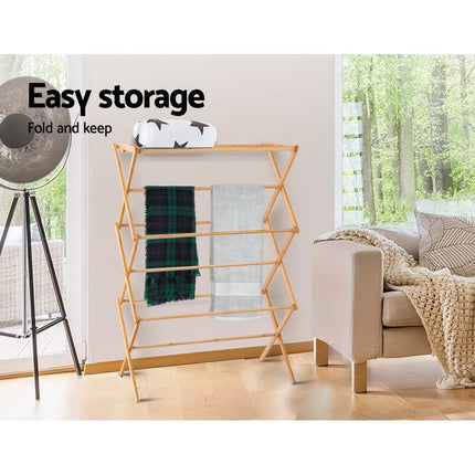 Artiss Clothes Airer Coat Rack Foldable Hanger Dryer.