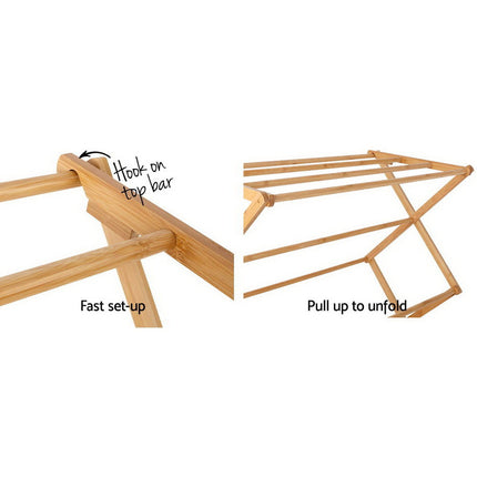 Artiss Clothes Airer Coat Rack Foldable Hanger Dryer.