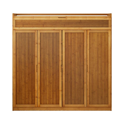 Artiss Shoe Rack Cabinet 30 Pairs Storage Cupboard Bamboo.