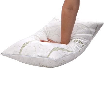 Giselle Bedding Memory Foam Pillow Bamboo Twin Pack.