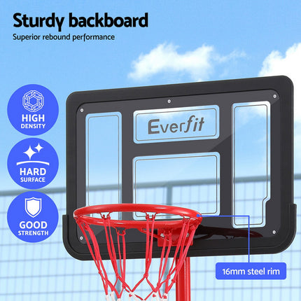 Everfit 1.6M Kids Basketball Hoop Stand System Portable.