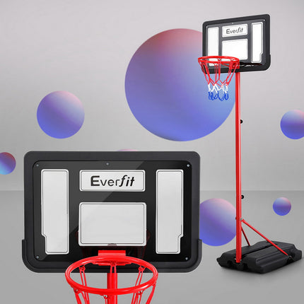 Everfit 1.6M Kids Basketball Hoop Stand System Portable.