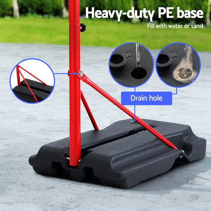 Everfit 1.6M Kids Basketball Hoop Stand System Portable.