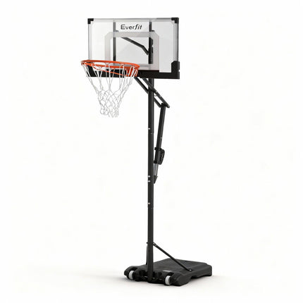 Everfit Portable Basketball Hoop Adjustable Pool Goal System Backyard 1.05M-2.1M.