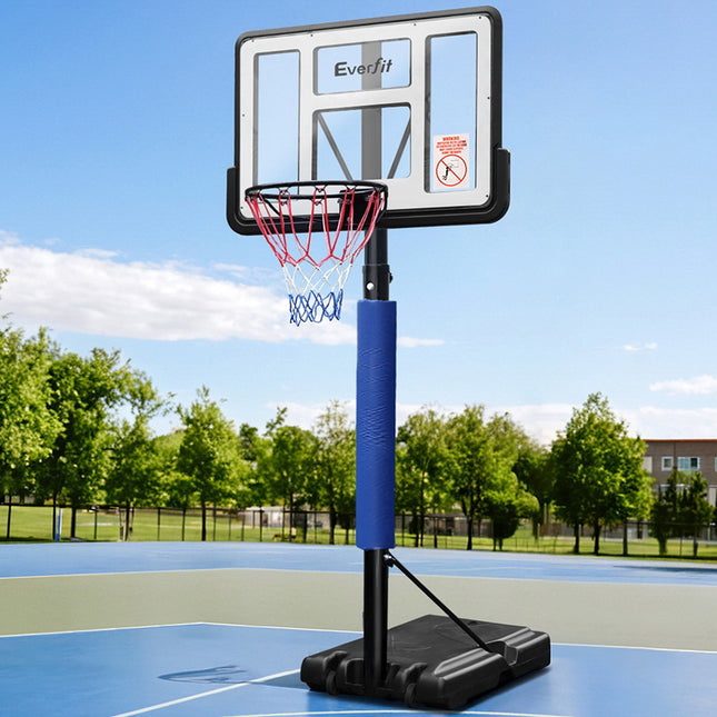 Everfit 3.05M Basketball Hoop Stand System Adjustable Height Portable Pro Blue.