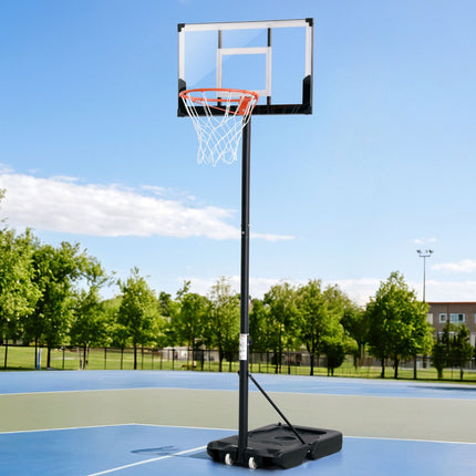 Everfit 3.05M Basketball Hoop Stand System Portable Height Adjustable w/ Knob.