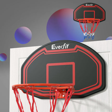 Everfit 38" Basketball Hoop Backboard Door Wall Mounted Ring Net Sports Kids.