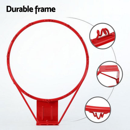 Everfit Basketball Ring Hoop Rim Goal Net 45CM.