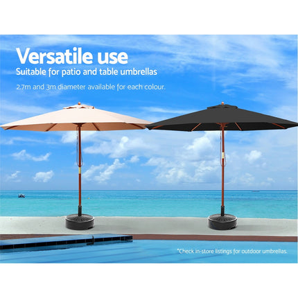 Instahut 51cm Outdoor Umbrella Base Round Stand Pod.