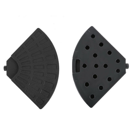 Instahut 48cm Outdoor Umbrella Base Stand 4 Plates Pod Cantilever.