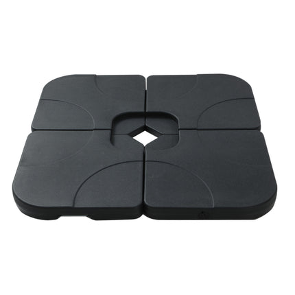 Instahut Outdoor Umbrella Base 50cm 4 Plates Stand Pod Cantilever.