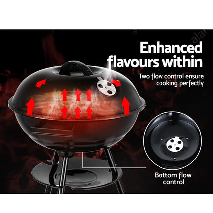 Grillz BBQ Grill Charcoal Smoker.