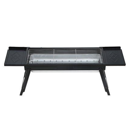 Grillz Charcoal BBQ Grill Smoker Portable Barbecue Outdoor Foldable Camping.
