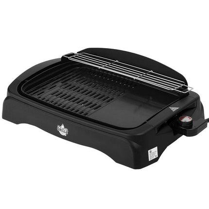 Grillz 1950W Electric BBQ Grill Non-stick Plate for Indoor Outdoor.
