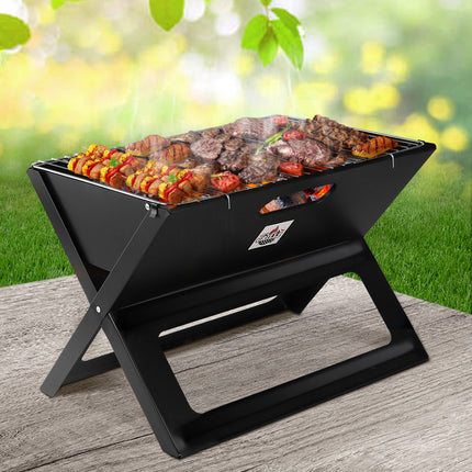 Grillz BBQ Grill Charcoal Smoker Foldable.