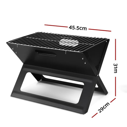 Grillz BBQ Grill Charcoal Smoker Foldable.