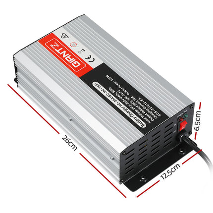 Giantz 12V 30A Car Battery Charger 30Amp ATV 4WD Boat Caravan.