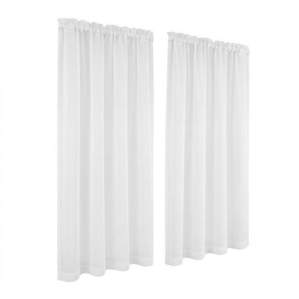 Artiss Blockout Curtains 2X 132x160cm Light Filtering Window Drapes Rod Pocket.