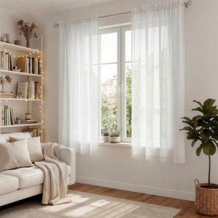 Artiss Blockout Curtains 2X 132x160cm Light Filtering Window Drapes Rod Pocket.