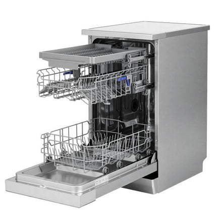 Devanti 10 Place Settings Freestanding Dishwasher Silver.