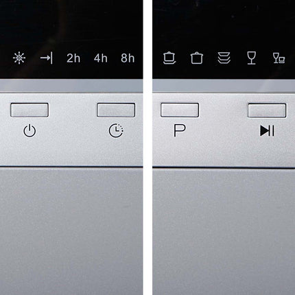 Devanti 6 Place Settings Benchtop Dishwasher Sliver.