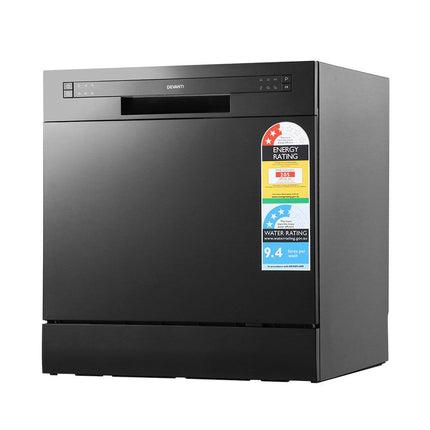 Devanti 8 Place Settings Benchtop Dishwasher Black.