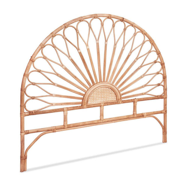 Artiss Bed Headboard Double Bedhead Rattan - MARI Pine.