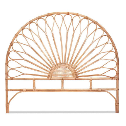 Artiss Bed Headboard Queen Bedhead Rattan - MARI Pine.