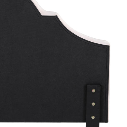 Artiss Bed Frame Bed Head Headboard King Velvet IRIS Beige.