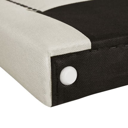 Artiss Bed Frame Bed Head Headboard Queen Fabric - RIVE Beige.