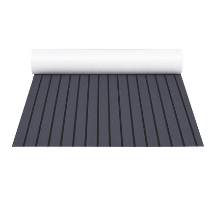 Seamanship EVA Foam Boat Flooring Mat Decking Sheet 240x90x0.6cm Dark Grey Decor.