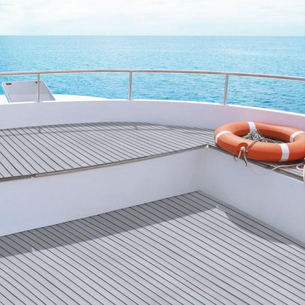 Seamanship EVA Foam Boat Flooring Mat Decking Sheet 240x90x0.6cm Light Grey.