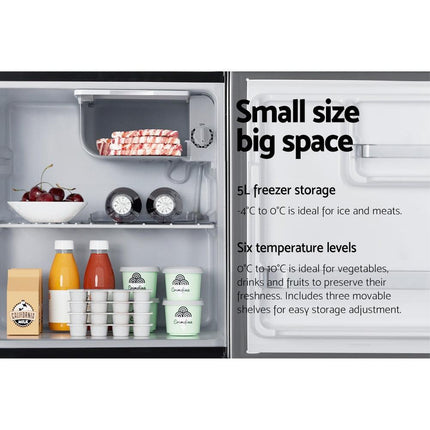 Devanti 48L Bar Fridge Black.