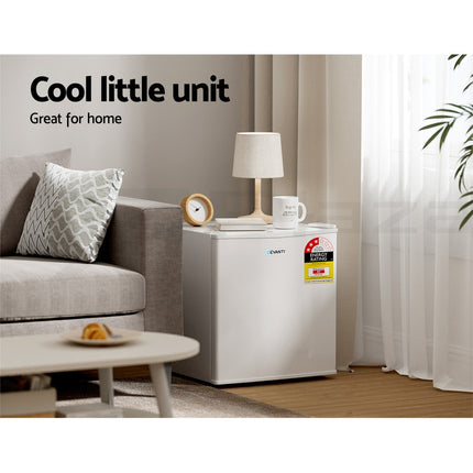 Devanti 48L Bar Fridge White.