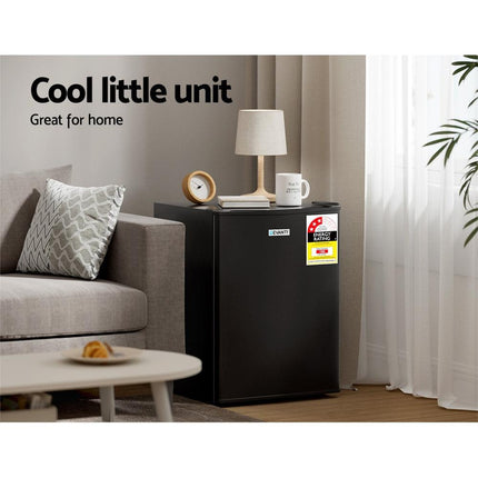 Devanti 70L Bar Fridge Black.