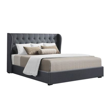 Artiss Bed Frame King Size Gas Lift Charcoal ISSA.