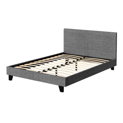 Artiss Bed Frame Double Size Grey NEO.