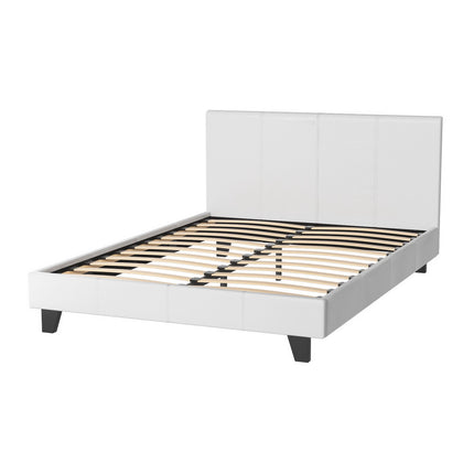 Artiss Bed Frame Double Size White NEO.