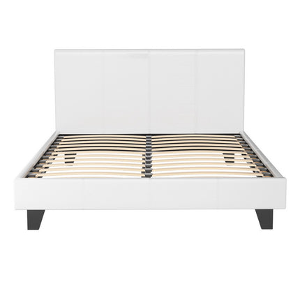 Artiss Bed Frame Double Size White NEO.